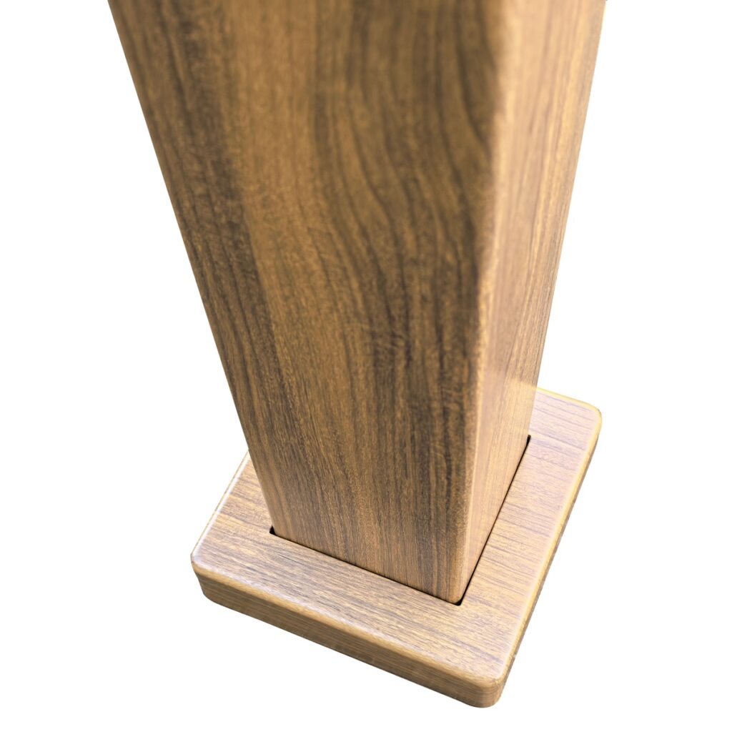 Hillier Wood Effect Louvered Gazebo 5056771095917 2